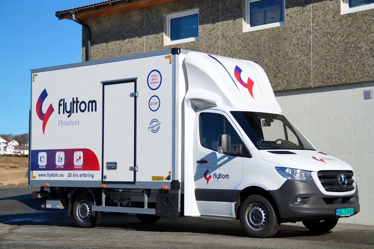 Flyttoms egen flyttebil
